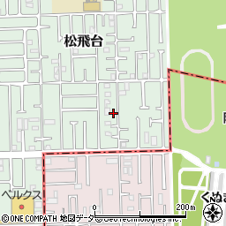 千葉県松戸市松飛台133-9周辺の地図