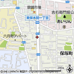 保塚町周辺の地図