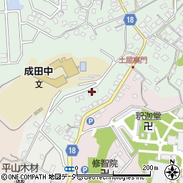 千葉県成田市土屋937周辺の地図