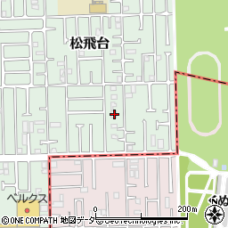 千葉県松戸市松飛台133-5周辺の地図