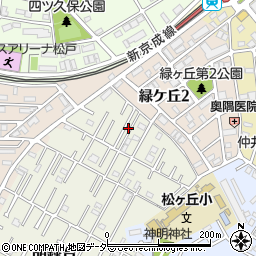 千葉県松戸市胡録台21-18周辺の地図