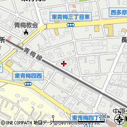 東京都青梅市東青梅3丁目26-3周辺の地図