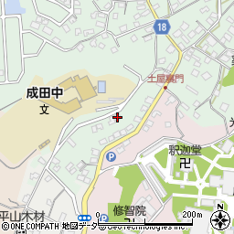 千葉県成田市土屋938周辺の地図