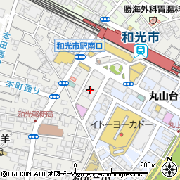 ミントグリーン和光店周辺の地図