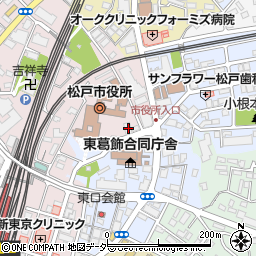 千葉県松戸市根本361周辺の地図