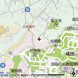 千葉県成田市土屋20周辺の地図