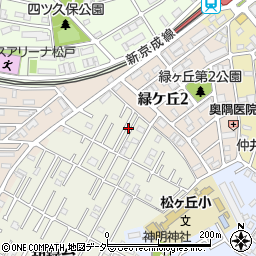 千葉県松戸市胡録台21-7周辺の地図