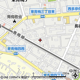 東京都青梅市東青梅3丁目26-4周辺の地図