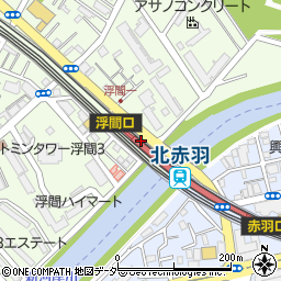 北赤羽駅高架下児童遊園トイレ周辺の地図
