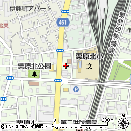 東京都足立区栗原4丁目24周辺の地図