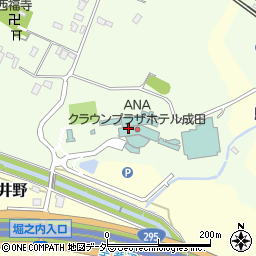 ＡＮＡクラウンプラザホテル成田 スカイダイニング「彩風」周辺の地図