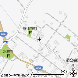 千葉県成田市北須賀1709周辺の地図