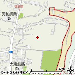 千葉県鎌ケ谷市軽井沢周辺の地図