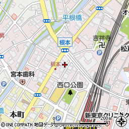 千葉県松戸市根本6-9周辺の地図