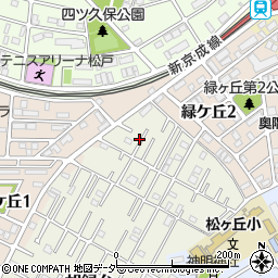 千葉県松戸市胡録台24周辺の地図