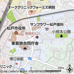 ひばりサービス松戸センター周辺の地図