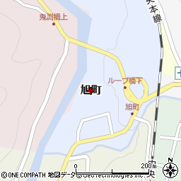 長野県上松町（木曽郡）旭町周辺の地図