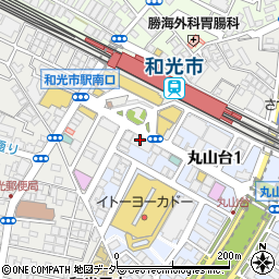 ゲオ　和光市駅南口店周辺の地図