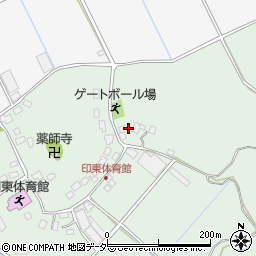 千葉県成田市船形253周辺の地図