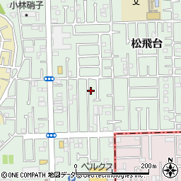 千葉県松戸市松飛台141-13周辺の地図
