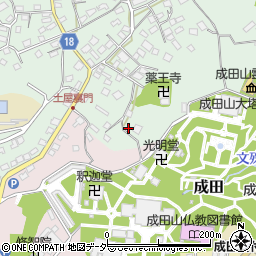 千葉県成田市土屋7周辺の地図