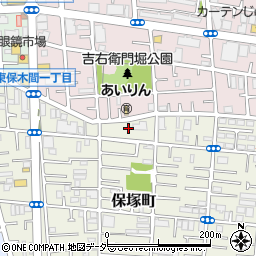 東京都足立区保塚町16周辺の地図