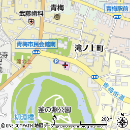 青梅市立美術館（青梅市立小島善太郎美術館）周辺の地図
