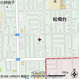 千葉県松戸市松飛台140周辺の地図