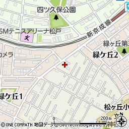 千葉県松戸市胡録台26周辺の地図
