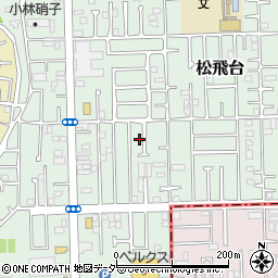 千葉県松戸市松飛台140-7周辺の地図