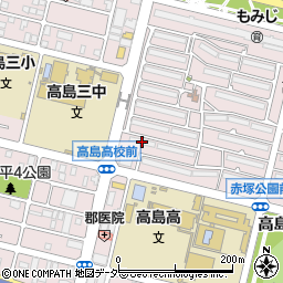 高島平団地１０－１７号棟周辺の地図