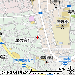 所沢市立第二所沢児童クラブ周辺の地図
