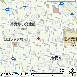 東京都葛飾区水元4丁目8周辺の地図