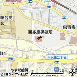 東京都青梅市東青梅1丁目167周辺の地図