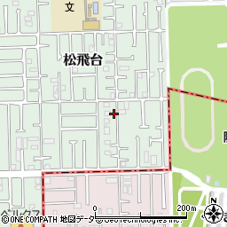 千葉県松戸市松飛台133-2周辺の地図