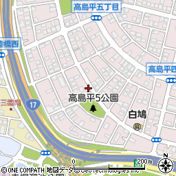 東京都板橋区高島平5丁目周辺の地図