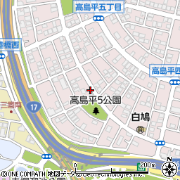 東京都板橋区高島平5丁目周辺の地図