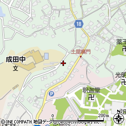 千葉県成田市土屋939周辺の地図