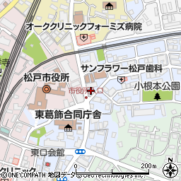 メインステージ松戸周辺の地図