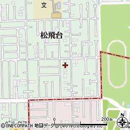 千葉県松戸市松飛台133-12周辺の地図