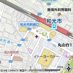 埼玉りそな銀行和光支店周辺の地図