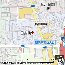 ヘインレイツ所沢店周辺の地図