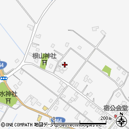 千葉県成田市北須賀122周辺の地図