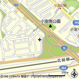 千葉県船橋市小室町3380-1周辺の地図