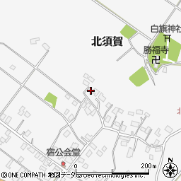 千葉県成田市北須賀283周辺の地図