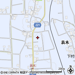 長野県伊那市西春近表木6844周辺の地図