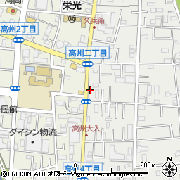 埼玉県三郷市東町206周辺の地図