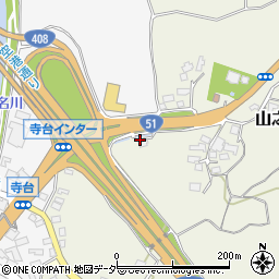 千葉県成田市山之作207周辺の地図