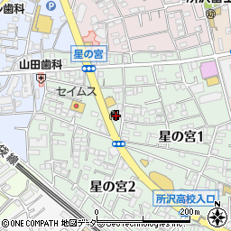 ＥＮＥＯＳ西所沢ＳＳ周辺の地図