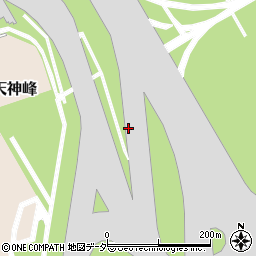 千葉県成田市天神峰周辺の地図